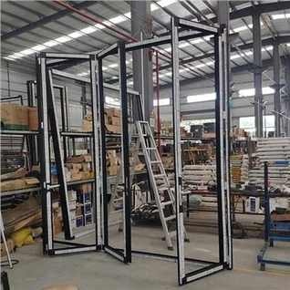 Qora alyuminiy eshik